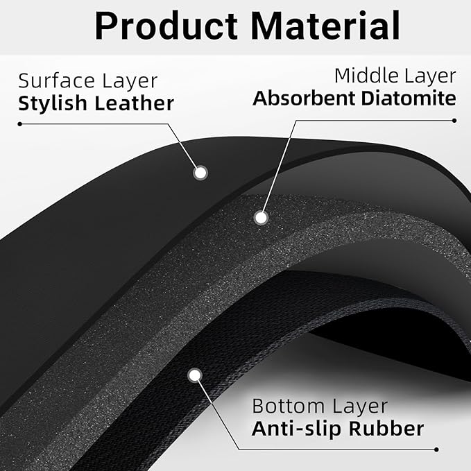 LOPNUR Faucet Mat for Kitchen Sink Protectors, 29 Inch Extra Long Kitchen Sink - Image 4