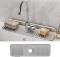 WAFT YEARN 17X5 Inch Silicone Durable Faucet Mat Kitchen Sink Splash Guard by WAFTYEARN