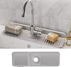 WAFT YEARN 17X5 Inch Silicone Durable Faucet Mat Kitchen Sink Splash Guard by WAFTYEARN