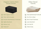 Organic Cotton Black Tea Towels - Image 6