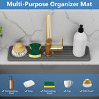 Stone Quick Dry Faucet Mat for Kitchen Sink Stone Faucet Mat for Kitchen Sink - Image 5