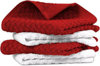 Infinitee Xclusives Premium Dish Cloth 100% Cotton 12 x 12 Inches |Pack of 4| by InfiniteeXclusives