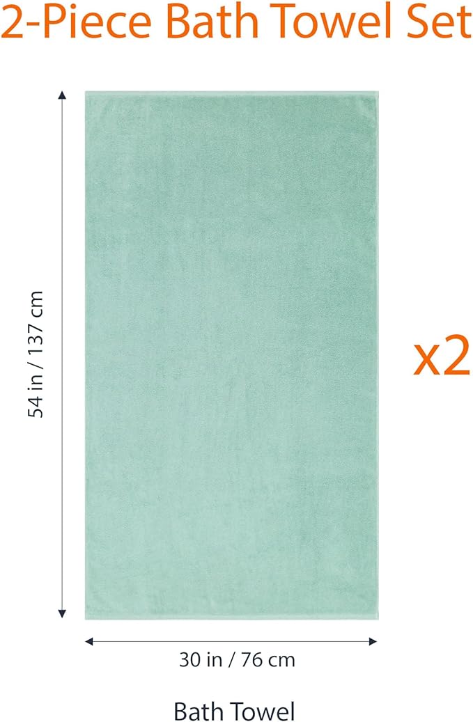 Amazon Basics Quick-Dry Lightweight Moisture Absorbing Bath Towel, 100% Cotton - Image 5