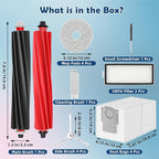 Accessories Replacement Kit for Roborock Q Revo Master, Qrevo Slim Robot Vacuum - Image 7