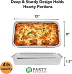 PARTY BARGAINS 4 lb Aluminum Pans - Image 3