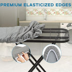 Small Ironing Board Cover 13"x43", RAINHOL Iron Board Replacement Cover and Pad - Image 4