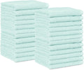 Amazon Basics face Towels for bathroom, 100% Cotton Extra Absorbent washcloth by AmazonBasics