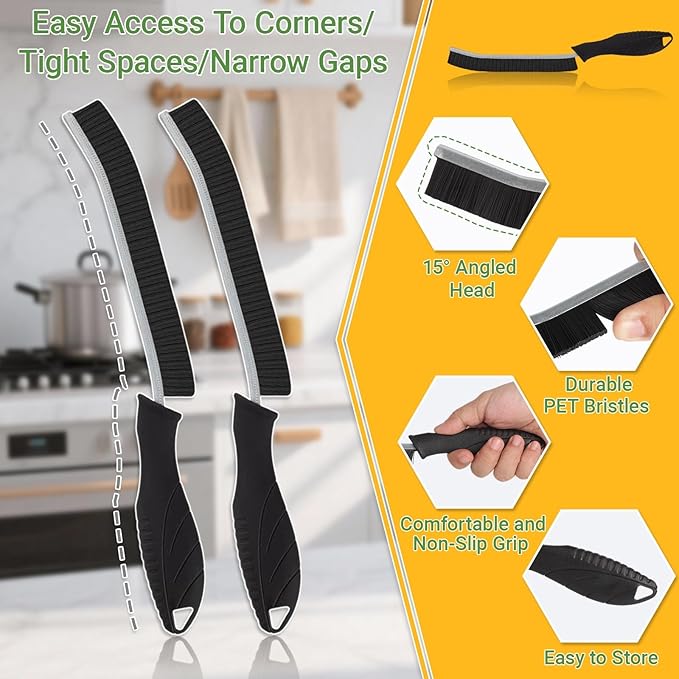 2 Pcs Mini Mop for Small Spaces, Foldable Self-Squeeze Wet and Dry Sponge Mop - Image 4
