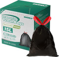 SWIHELP Drawstring Trash Bags 280 Counts 4 Gallon Garbage Bags 15 Liters by SWIHELP