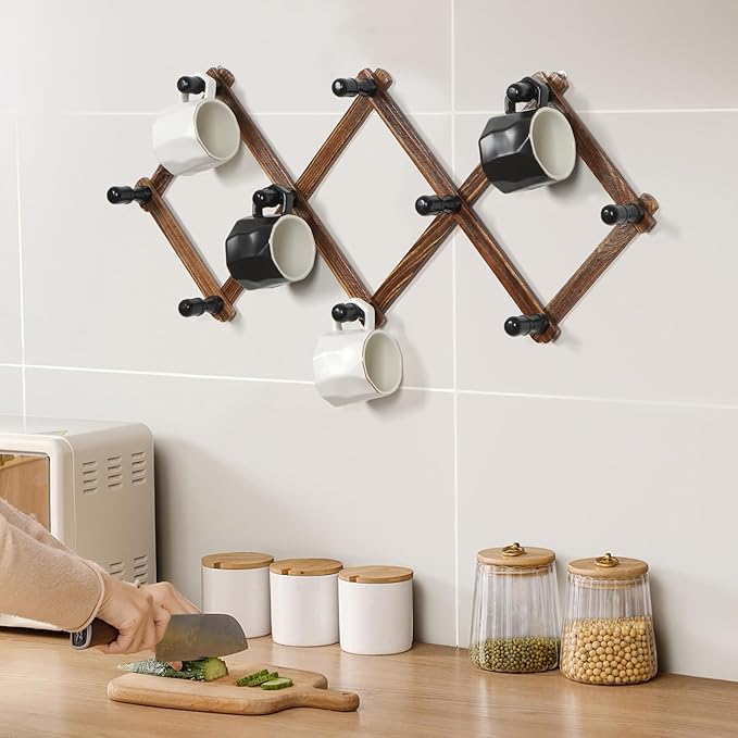 WGFKVAS 2 Pack Accordion Hat Rack - Image 6