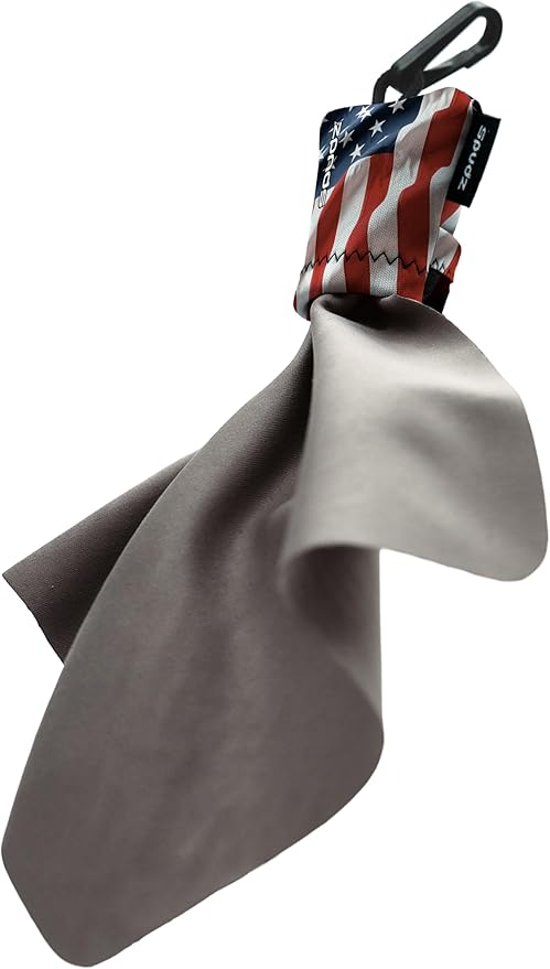 SPUDZ Ultra Microfiber Lens Cleaner – Closable Pouch, Washable – by ALPINEINNOVATIONS
