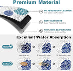 Findosom 2PCS 12" x 20" Dish Drying Mat & 24" x 5.5" Sink Splash Guard - Image 3