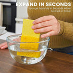 Kitchen Sponges, Non-Scratch Compressed Natural Cellulose Sponges - Image 2