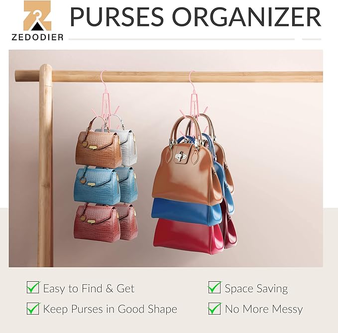 ZEDODIER Purse Hanger Organizer - Image 2