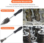 Injector Sleeve Cup/Seat/Bore Cleaning Brush Kit Replace AP0084 AP0085 3252 - Image 2