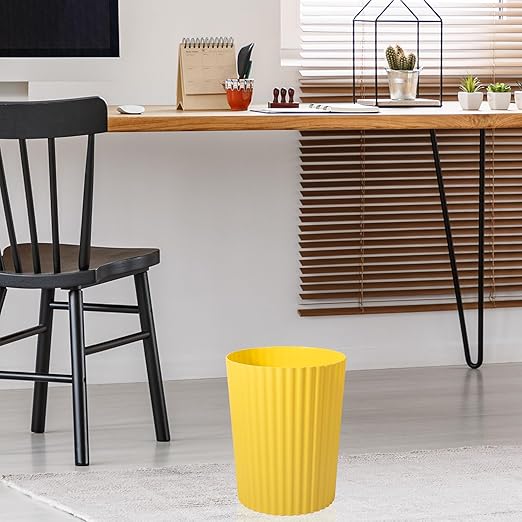 JiatuA Small Trash Can Plastic Wastebasket Round Garbage Container Bin - Image 5