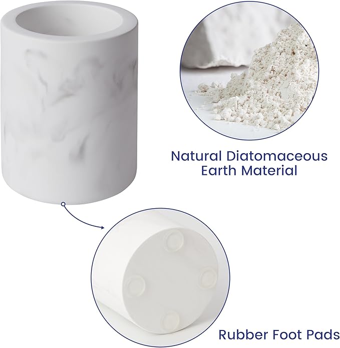 Drying Stone Toothbrush Holder, Diatomite Toothbrush Holders - Image 9