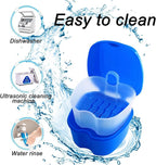 2 Pack Color Retainer Cleaner Case Denture Cups - Image 7