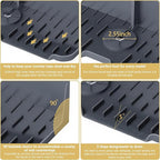 Sink Splash Guard Behind Faucet, Silicone Sink Faucet Drying Mat & Dish Soap - Image 4