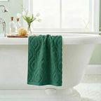 Artoid Mode 1 Pc Dark Green 3D Diamond Grid Jacquard Hand Towels - Image 4