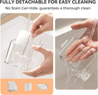 Toothbrush Holders for Bathrooms, 3 Slots Detachable Toothbrush Holder Wall - Image 4