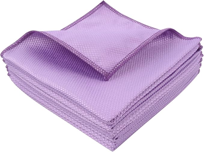 SINLAND Microfiber Glass Cleaning Cloth, Lint Free Cleaning Cloths - Image 9
