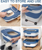 20-30 Lbs Rice Storage Container, Collapsible Food Storage Containers - Image 4