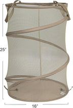 Household Essentials Pop-Up Mesh Laundry Hamper - Image 2
