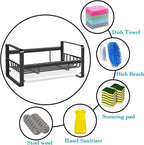 VANTEN Kitchen Sink Caddy Sponge Holder Organizer, Sink Tray Drainer Rack - Image 4