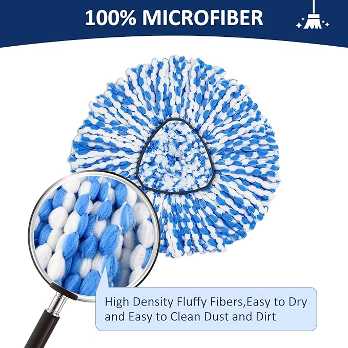 6 Pack Spin Mop Replace Head  - Image 4