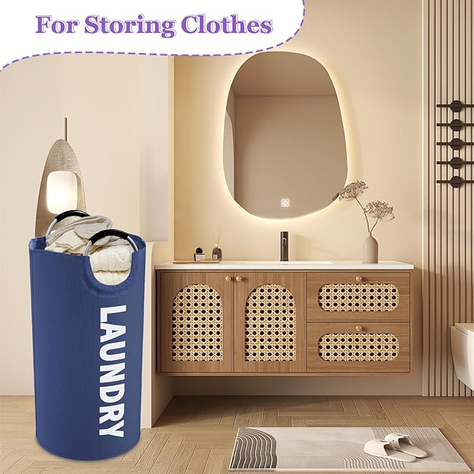 95L Collapsible Laundry Baskets - Image 4