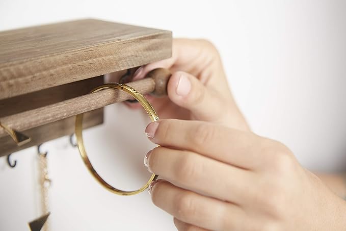 Rustic Necklace Jewelry Organizer - Image 5