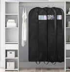 KIMBORA 60" Dress Garment Bags for Hanging Clothes Travel, Gusseted Garment - Image 8