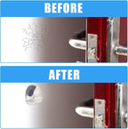 Qunclay 6 Pieces Floor Door Stopper No Drill Shower Door Stopper Self Adhesive - Image 5