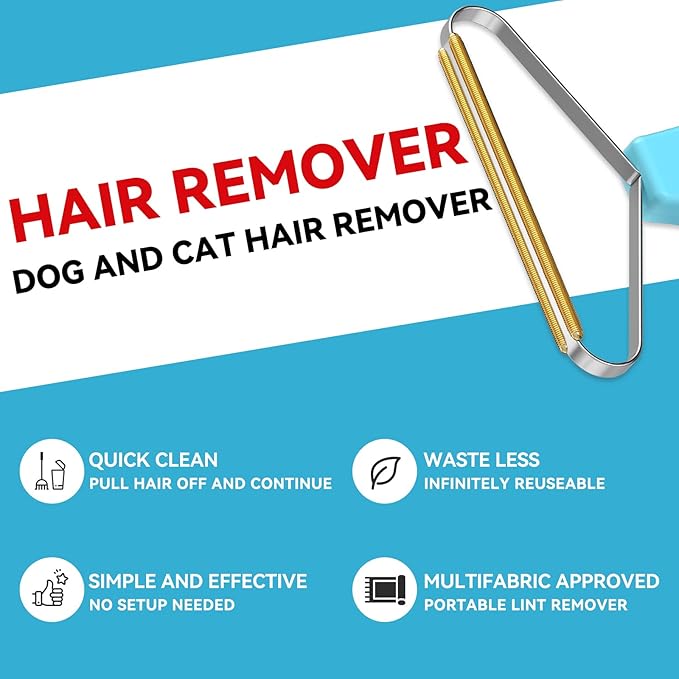 Pet Hair Remover 3-Pack, Dog Cat Hair Remover, Lint Shaver Cleaner Pro - Image 8
