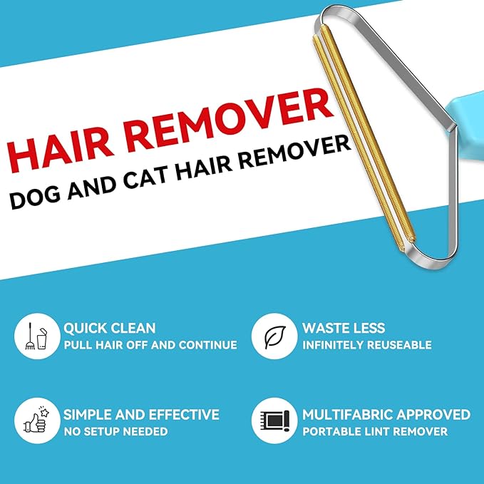 Carpet Rake, Lint Remover, Pet Hair Remover, Dog Cat Hair Remover, Carpet Rake - Image 3