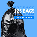 Reli. SuperValue 40-45 Gallon Trash Bags | 125 Count | Made in USA | Heavy Duty - Image 2