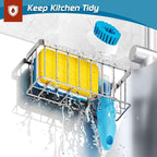 Sponge Holder for Kitchen Sink, Sink Caddy Organizer - Image 4