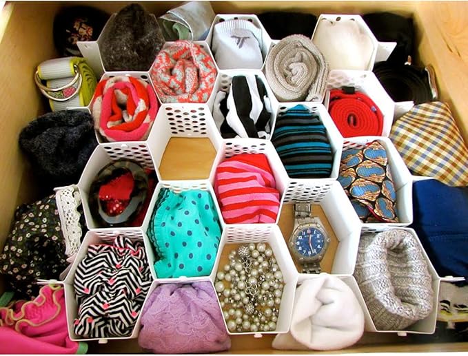 Evelots Honeycomb Drawer Organizer - Image 5