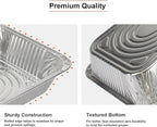 GrillChef Aluminum Foil Pans, Disposable 9x13 Baking Pans, 30 Pack Tin Foil - Image 5