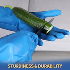 BOOMJOY Nitrile Cleaning Gloves, Heavy Duty Dishwashing Gloves, Reusable Medium - Image 6