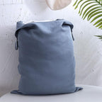 Amazhiyu Pure Linen Over The Door Laundry Hanging Hamper Bag - Image 2