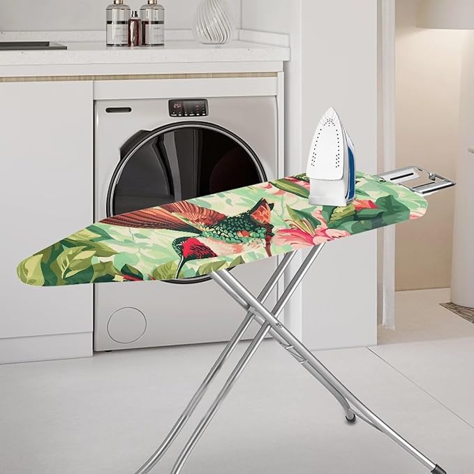 Hummingbird Monstera Ironing Board Cover Table Top Ironing Board Cover and Pad - Image 2