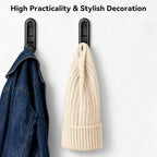 2PCS Folding Coat Hooks, Flip Down Heavy Duty Hooks Robe Hook Wall Mounted - Image 6