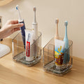 Toothbrush Holders for Bathrooms, 3 Slots Detachable Toothbrush Holder Wall by VNYIFAN