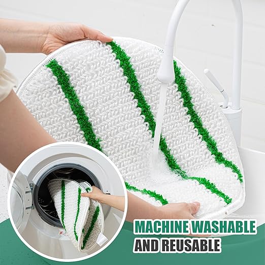 Tioncy 5 Pcs 19 Inches Synthetic Carpet Bonnet Scrubber Brush Carpet Bonnets - Image 5