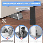 Heavy Duty Door Stopper Wedge 2 Pack Small Size Door Stop Wedge Made of Premium - Image 6