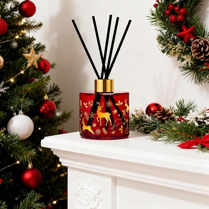 Reed Diffuser Set, Gingerbread Joy Christmas Oil Diffuser - Image 3