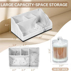 Marble Bathroom Countertop Organizer, Toothbrush Holders - Image 6