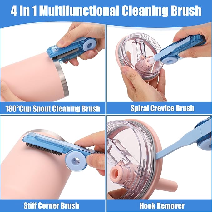 XANGNIER 4 PCS Water Bottle Cleaner Brush Kit - Image 3